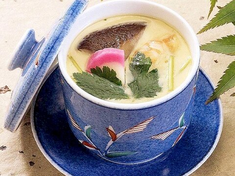 白だしかき醤油で簡単♪テッパン！基本の茶碗蒸し